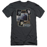 Harry Potter Trio Collage Men's Ultra-Soft 30/1 Cotton Slim Short-Sleeve T-Shirt